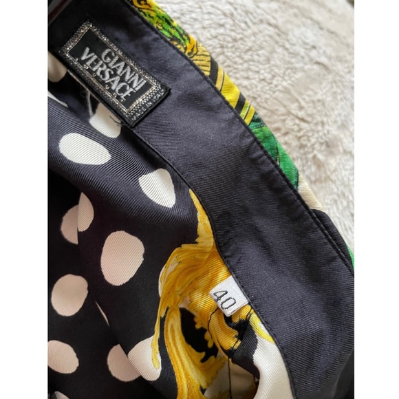90s Vintage Gianni Versace Silk Shirts Blouse - Picture 3 of 6